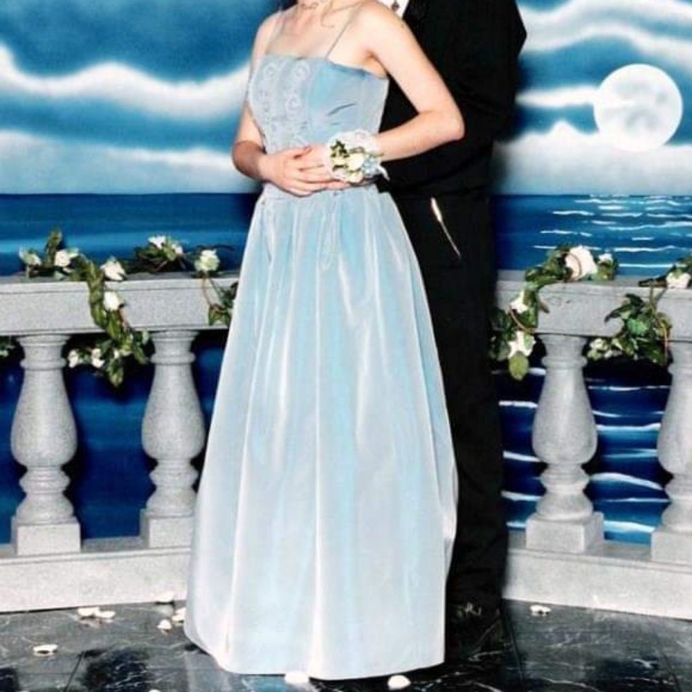 Kiki USA Light Blue Prom Dress